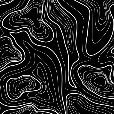 Kavisli çizgileri olan soyut bir arkaplan. Dalgalı geometrik tasarım. 3d illüstrasyon