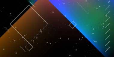  Geometrik elementlerle soyut renkli arkaplan