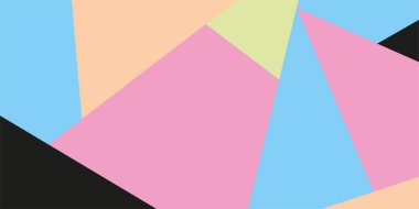  Geometrik elementlerle soyut renkli arkaplan