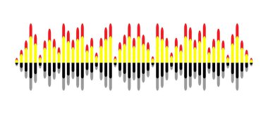 ses eşitleyici müzik simgesi vektörü