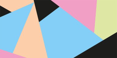  Geometrik elementlerle soyut renkli arkaplan