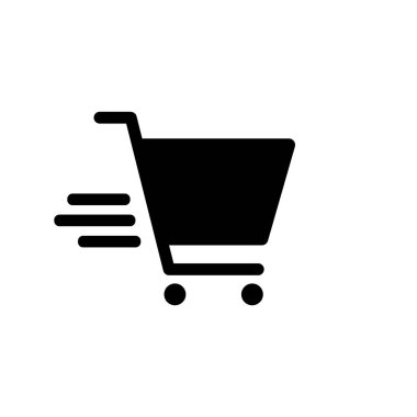  Alışveriş arabası beyaz arkaplanda izole edildi