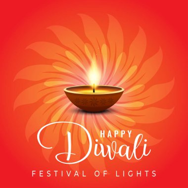 Mutlu diwali festivali için arka plan çizimi