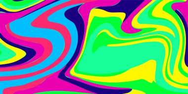 Yayılım efektli soyut renkli vektör çizimi