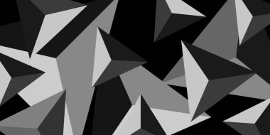 Soyut geometrik model arka planı. 3d vektör illüstrasyonu.