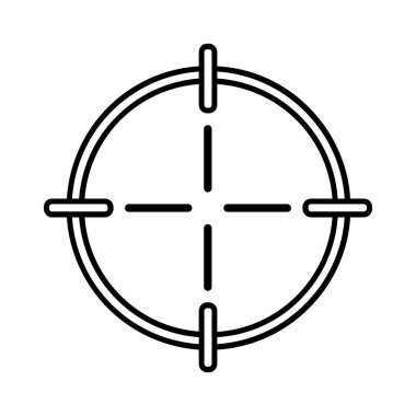 Hedef. Web simgesi basit tasarım