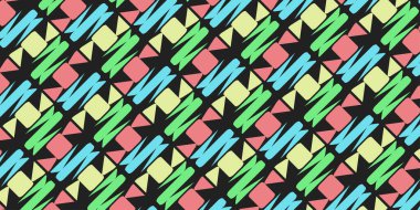  Geometrik elementlerle soyut renkli arkaplan