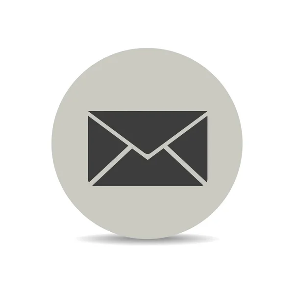 Mail Symbol Vektorillustration Flacher Designstil — Stockvektor