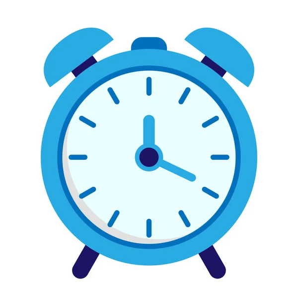 Icono Del Reloj Despertador Ilustración Vectorial Sobre Fondo Blanco — Vector de stock