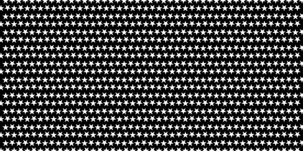 抽象的な黒と白の星の背景 ベクターイラスト — ストックベクタ