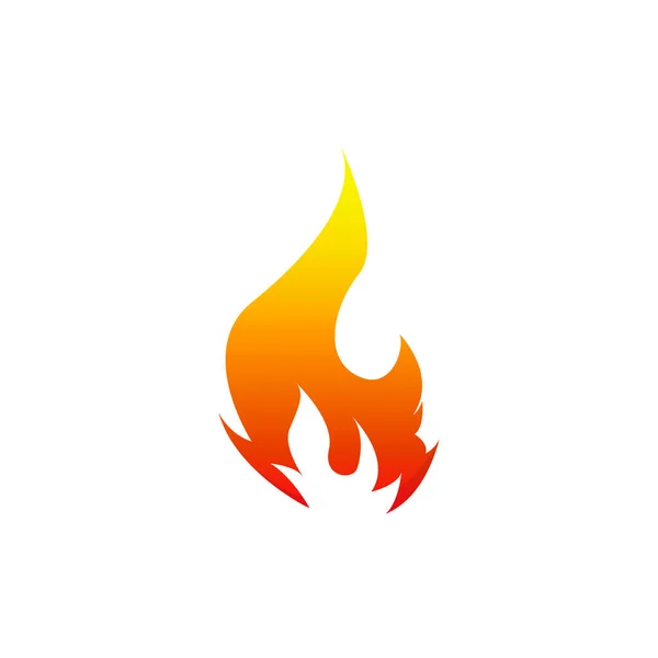 Flamme Logo Design Vektor Vorlage — Stockvektor