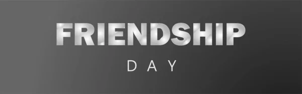 Ευτυχισμένη Ημέρα Φιλίας Γιορτή Διανυσματική Απεικόνιση — Διανυσματικό Αρχείο