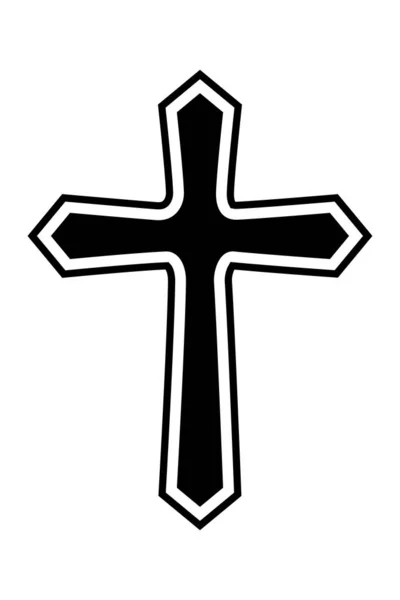 Векторна Ілюстрація Значка Хреста — стоковий вектор