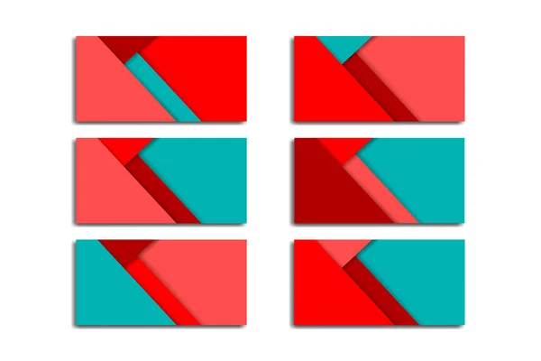 Vector Abstracto Fondo Cubre Conjunto Patrones Geométricos Coloridos — Archivo Imágenes Vectoriales