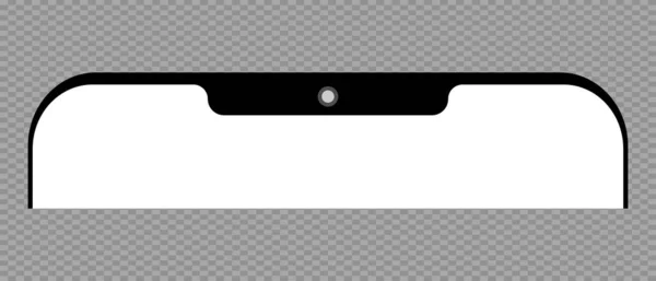 Schwarz Weiß Vektorsymbol Der Webcam Moderne Illustration — Stockvektor