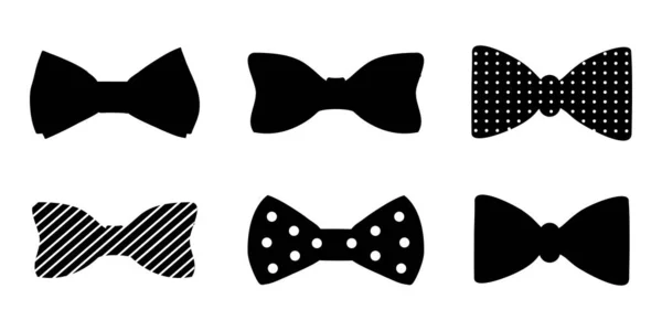 Bow Tie Icons Vector Illustration Graphic Design — Stock Vector