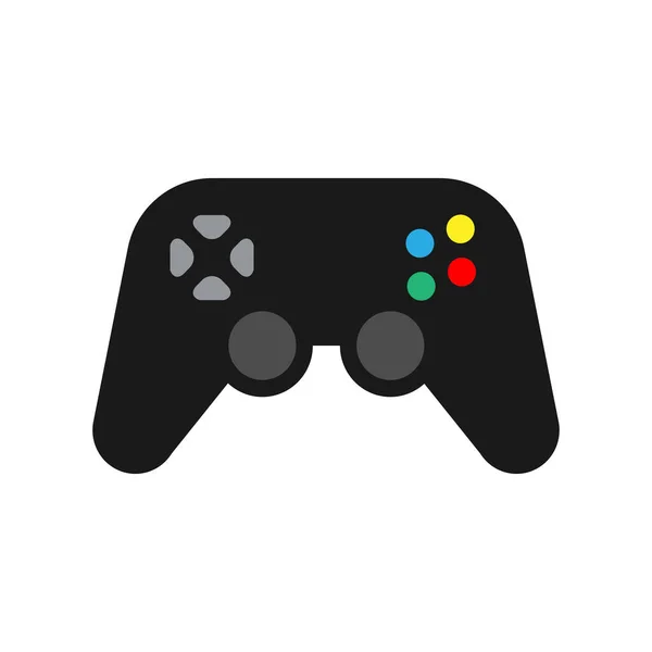 Gamepad Vettoriale Icona Illustrazione Design — Vettoriale Stock