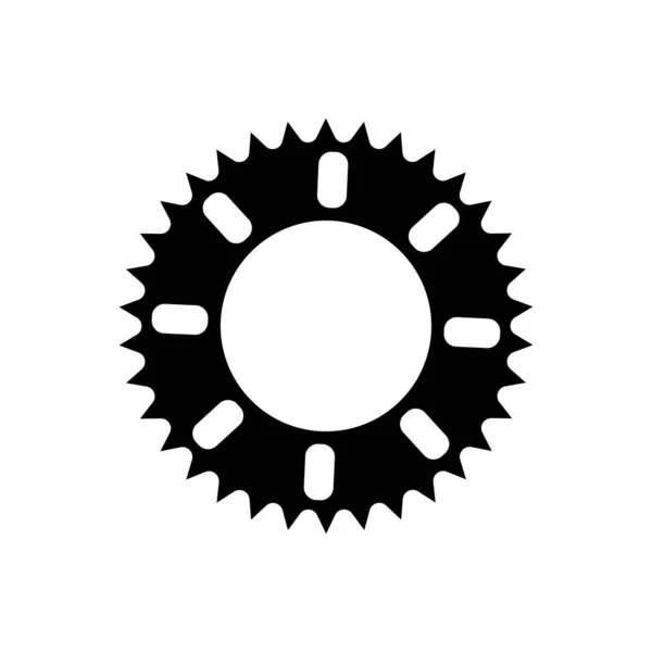 Projeto Logotipo Vetor Roda Engrenagem Conceito Engrenagem Emblema Isolado Fundo —  Vetores de Stock