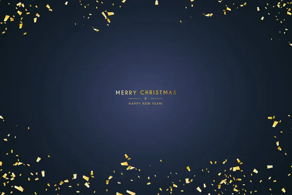 Χαρούμενα Χριστούγεννα Και Πρωτοχρονιά Ευχετήρια Κάρτα — Διανυσματικό Αρχείο