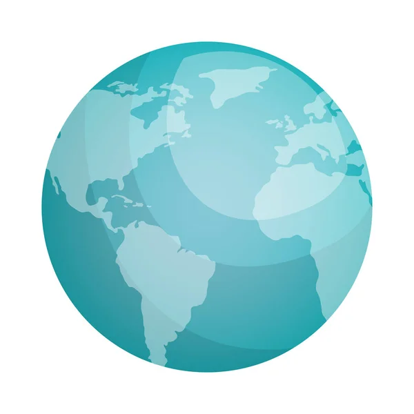 Παγκόσμιο Εικονίδιο Χάρτη Διανυσματική Απεικόνιση — Διανυσματικό Αρχείο