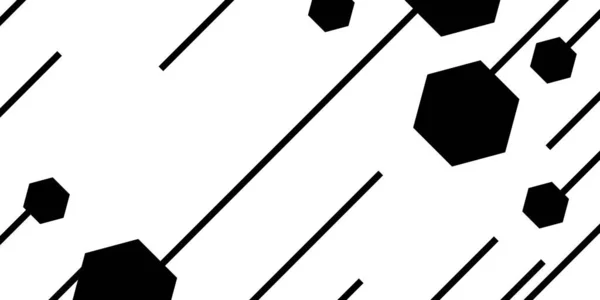 Formas Diagonales Geométricas Negras Abstractas Fondo Vector Moderno — Archivo Imágenes Vectoriales