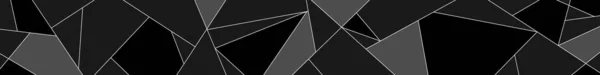Sötét Fekete Mozaik Háttér Modern Sötét Absztrakt Vektor Textúra — Stock Vector