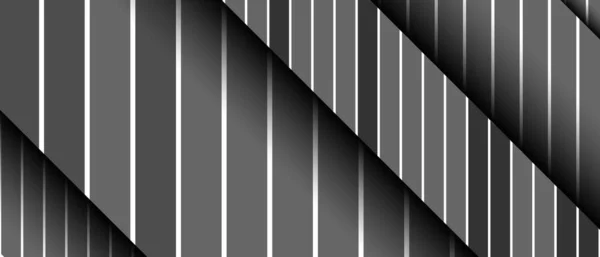 Moderno Fundo Preto Escuro Com Linhas Verticais Metal Textura Vetorial — Vetor de Stock