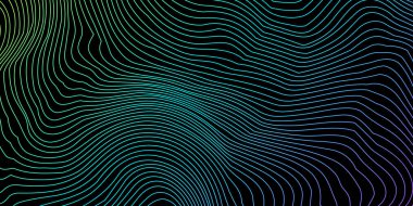 Soyut çok renkli gradyan çizgili ağ arkaplanı. Görsel bozulma etkisiyle geometrik desen. Optik yanılsama. İşlem sanatı vektörü.