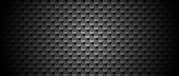 Fond Grille Géométrique Fibre Carbone Noir Foncé Texture Moderne Abstraite — Image vectorielle