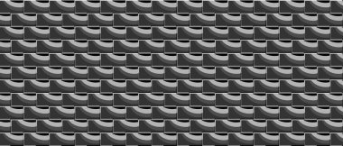 Siyah tuğla duvar geometrik model vektör arkaplanı.