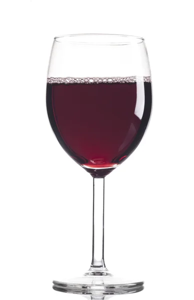 Vino rosso in bicchiere — Foto Stock