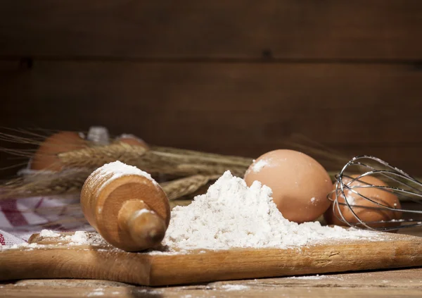 Zutaten für Backwaren — Stockfoto