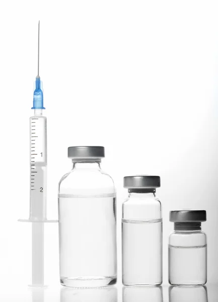 Vials and Syringe — Stock Photo, Image