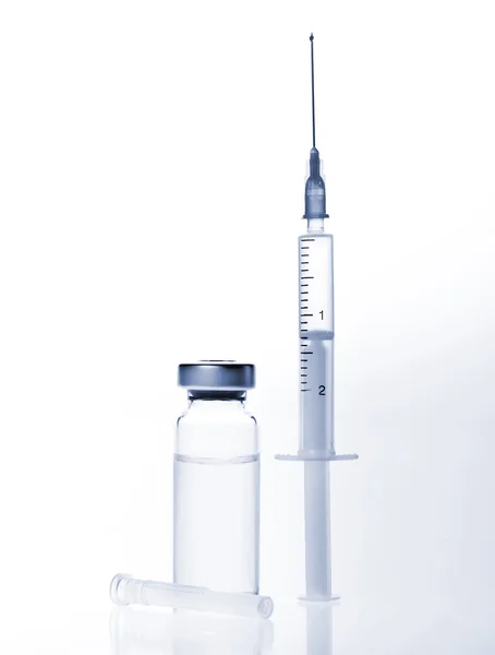 Vials and Syringe — Stock Photo, Image