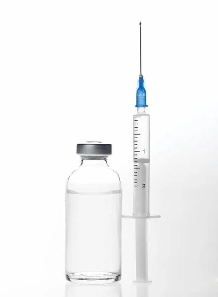 Vials and Syringe — Stock Photo, Image