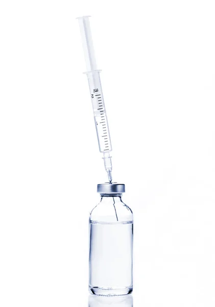 Vials and Syringe — Stock Photo, Image