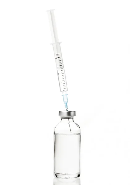 Vials and Syringe — Stock Photo, Image