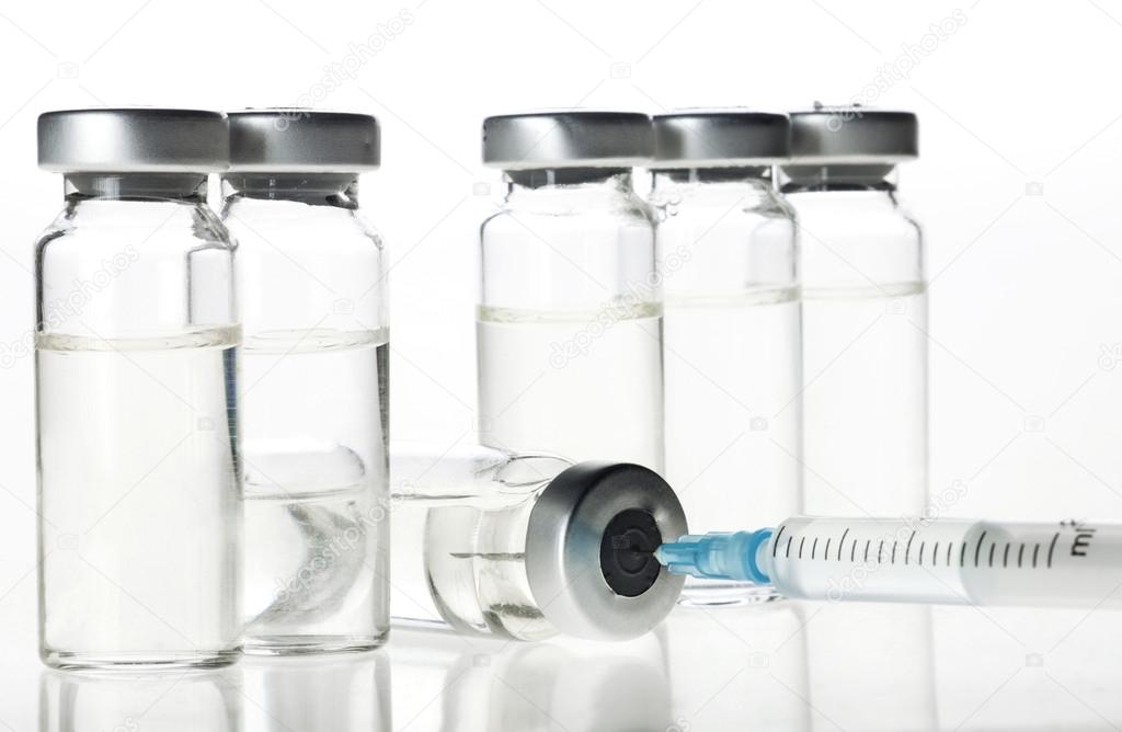 Vials and Syringe