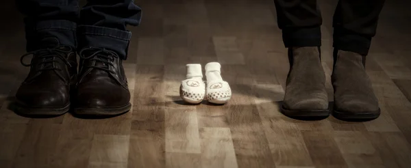 Les parents attendent un bébé . — Photo