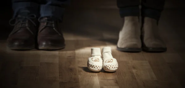 Padres esperando un bebé . — Foto de Stock