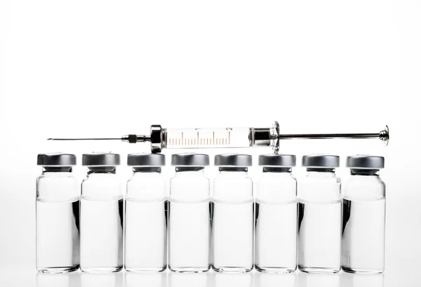 Vials and Syringe — Stock Photo, Image