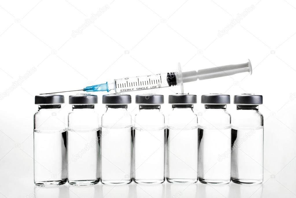 Vials and Syringe