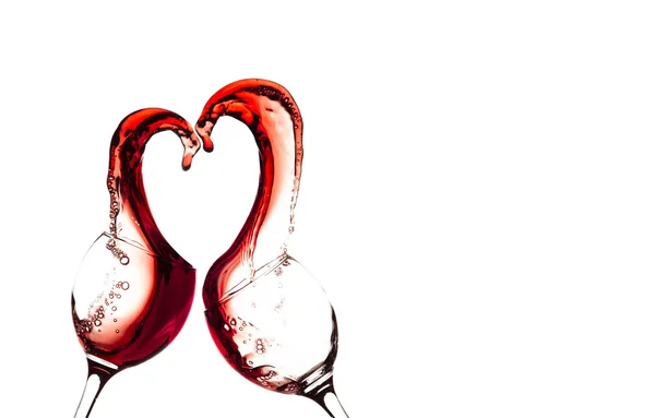 Cuore di vino — Foto Stock