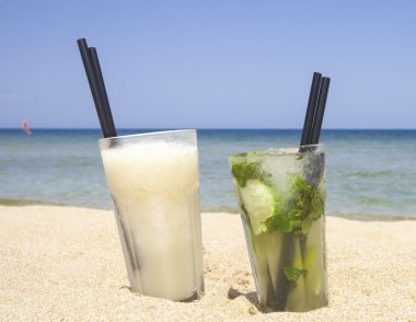 Mojito ve muzlu daiquiri kokteyl
