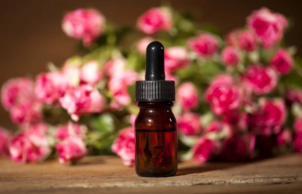 Rose Essential Oil — Stock Photo, Image