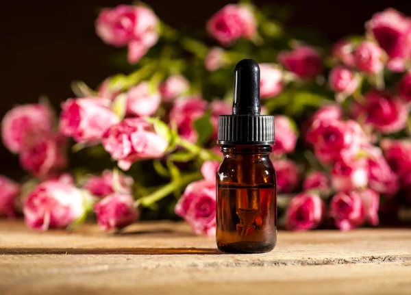 Rose Essential Oil — Stock Photo, Image