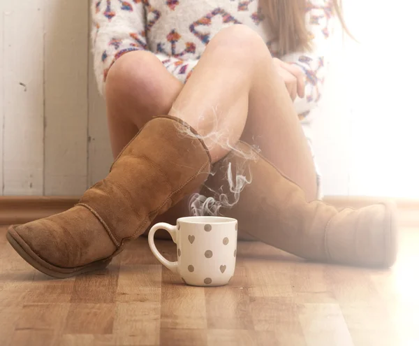 Kopi manis pagi — Stok Foto