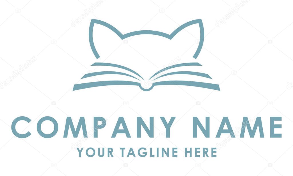 Line Art Deer Couple Logo Design