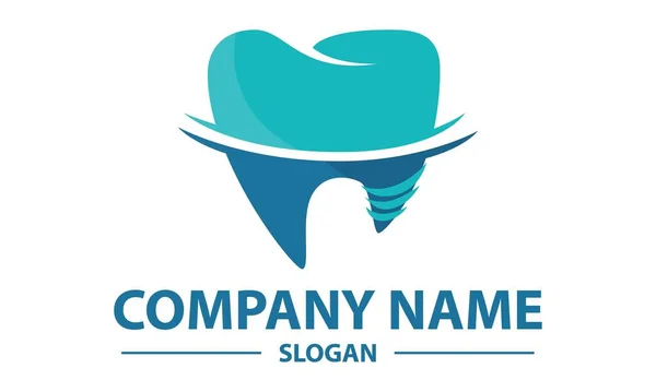 블루투스 Dental Clinic Logo Design Concept — 스톡 벡터