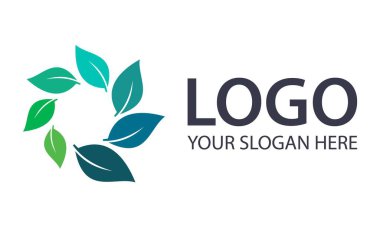 organik ve doğal amblem ve logo tasarım şablonu